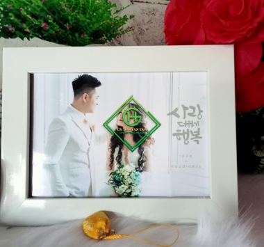khung hình mẫu 071 trắng trơn