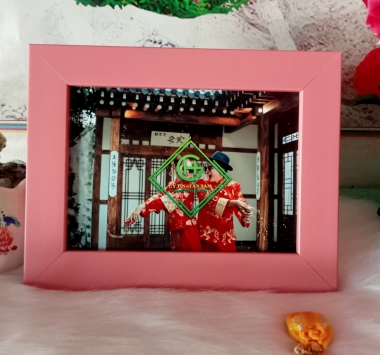 khung hình mẫu 071 hồng trơn