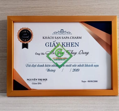 khung bằng khen mẫu 103 vàng