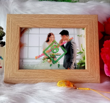 khung hình mẫu 071 vân gỗ