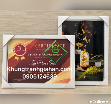 khung bằng khen mẫu 103 trắng
