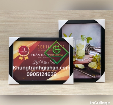 khung bằng khen mẫu 103  đen