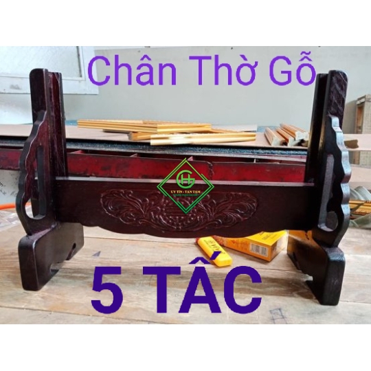 chân thờ gỗ 5 tấc