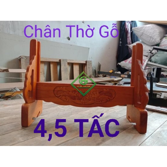 chân thờ gỗ 4,5 tấc